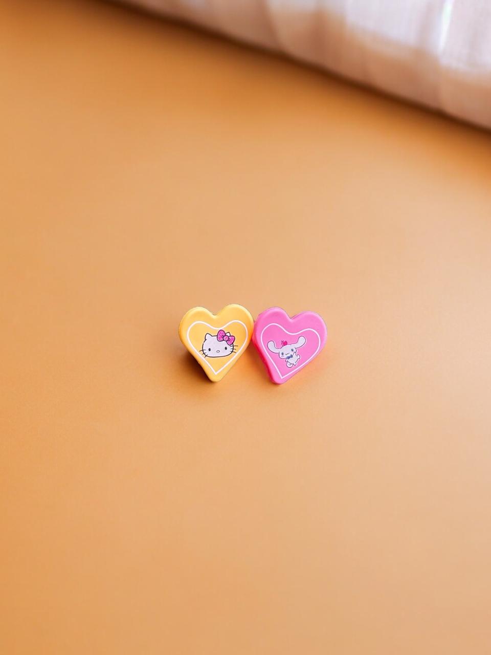 Hearts Aflutter: Mini Heart Claw Clip Set for Kids