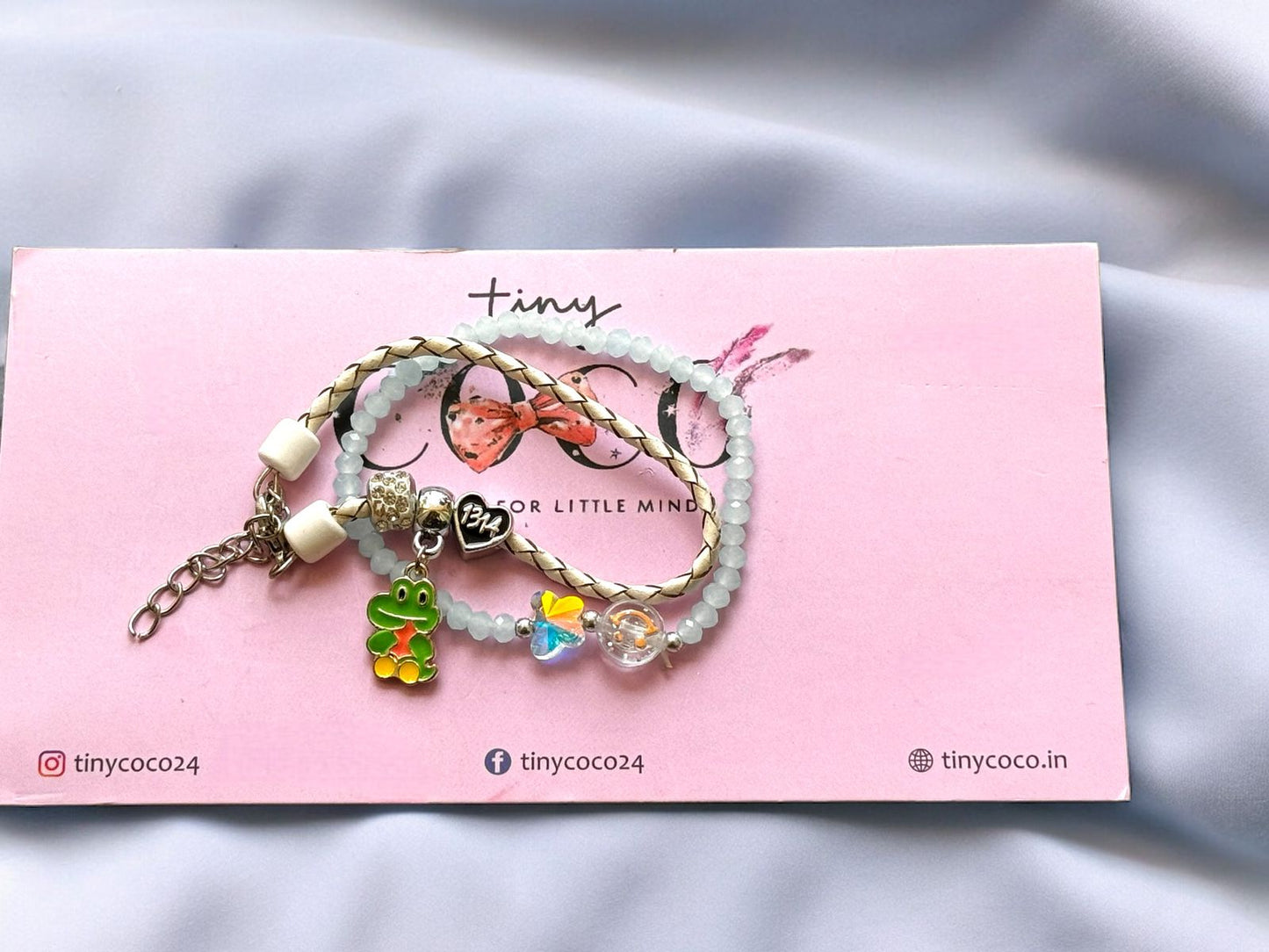 Stack Up the Fun with Our Thread & Bead Charm Bracelets!(Assorted)