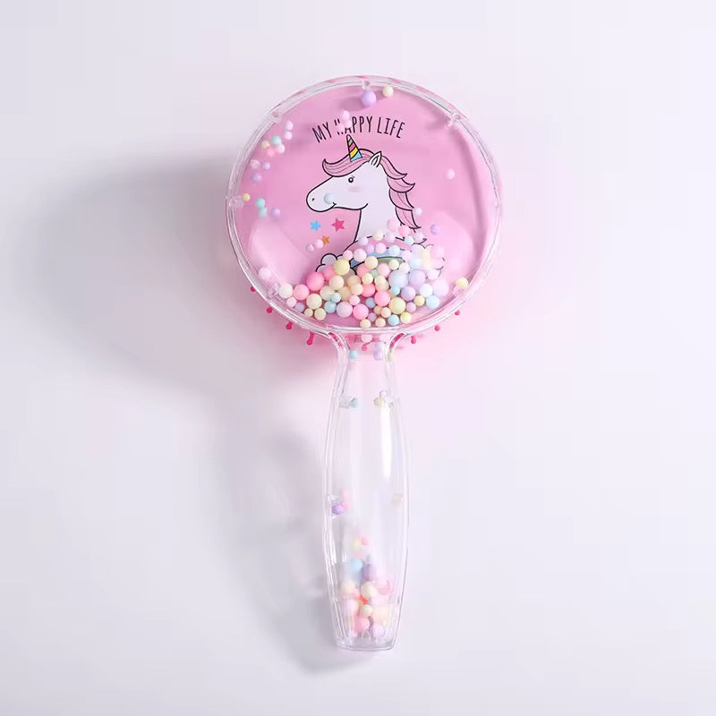 Clear Unicorn Hair Combs