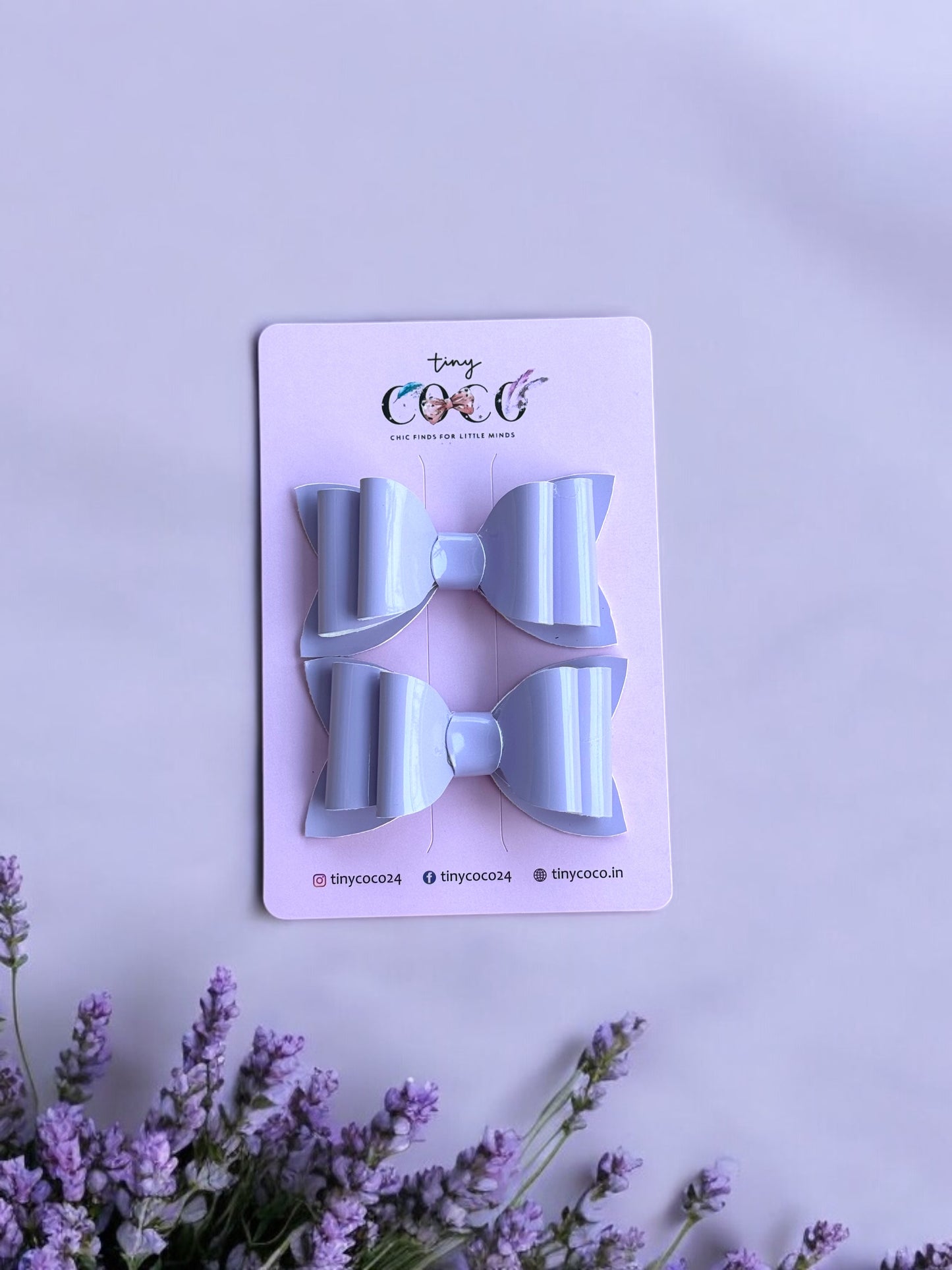 Lilac Love Hair Clips