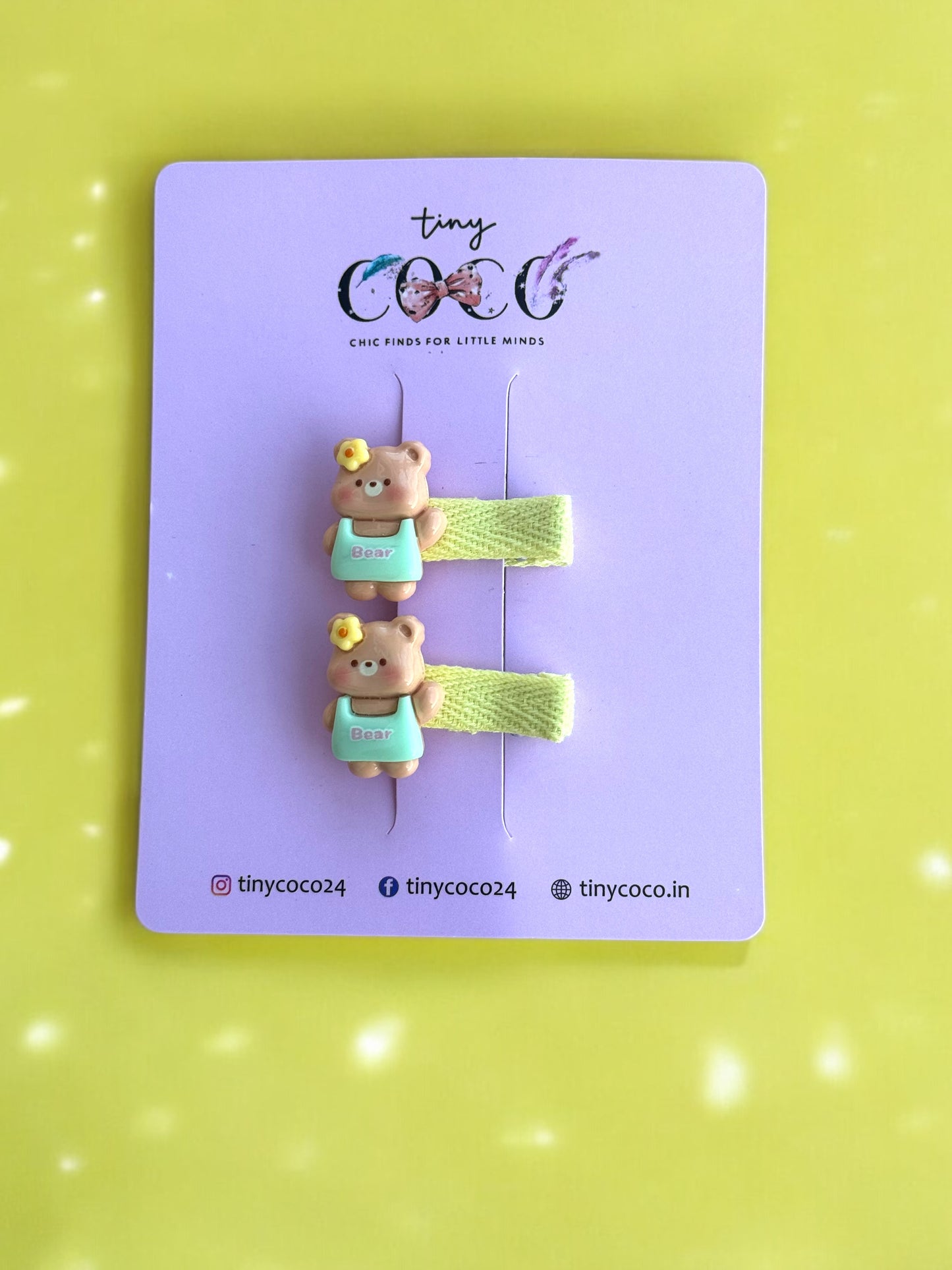 Huggable Hair Clip Zoo! (Bear, Bunny, Pup..)