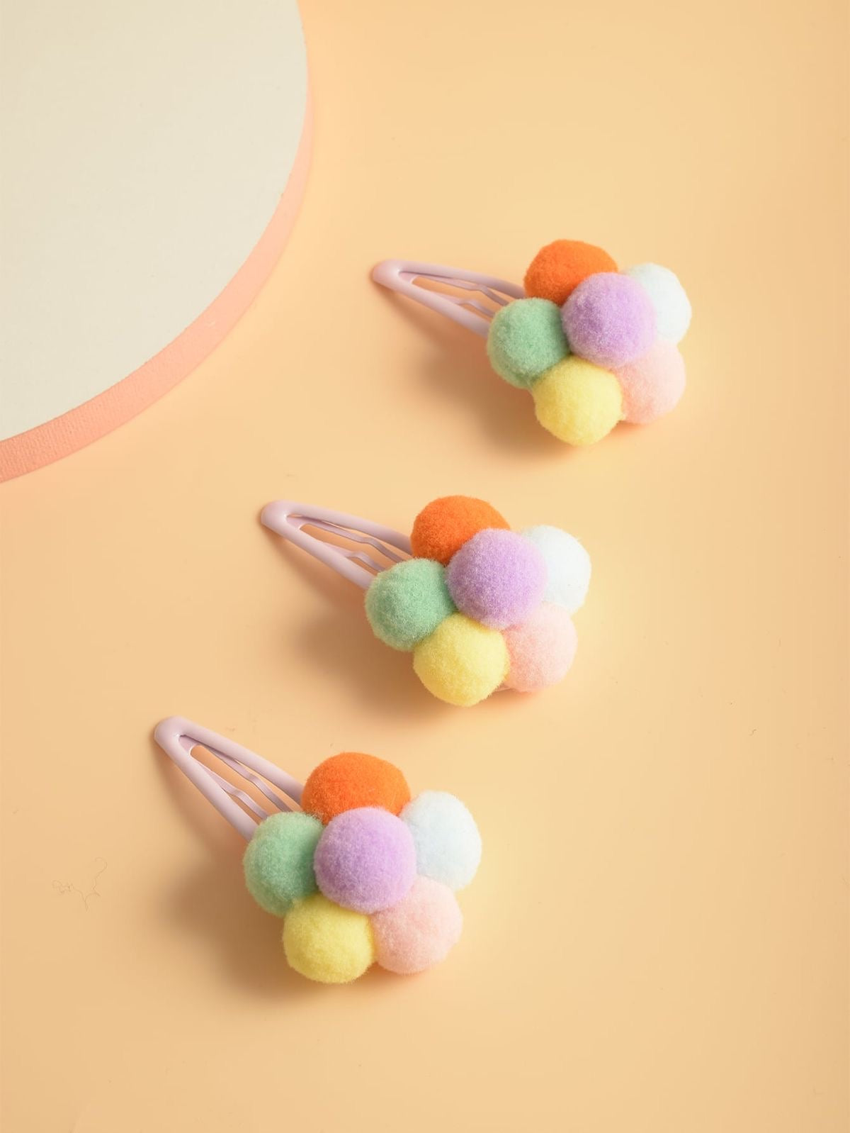 Marshmallow Pom-Pom Bloom Clips Bundle