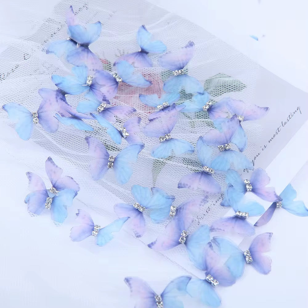 Enchanted Flutter Butterfly Hair Clips (Pair)