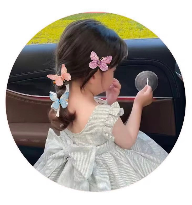 Enchanted Flutter Butterfly Hair Clips (Pair)