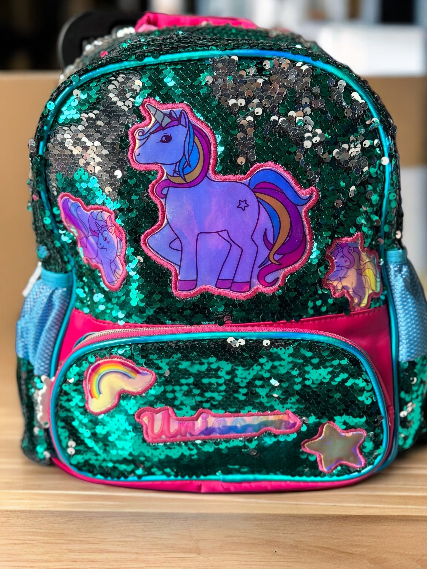 DOLL Surprise! Sequin Fun Backpack for Kids (Available in 3 different color & style - 12")