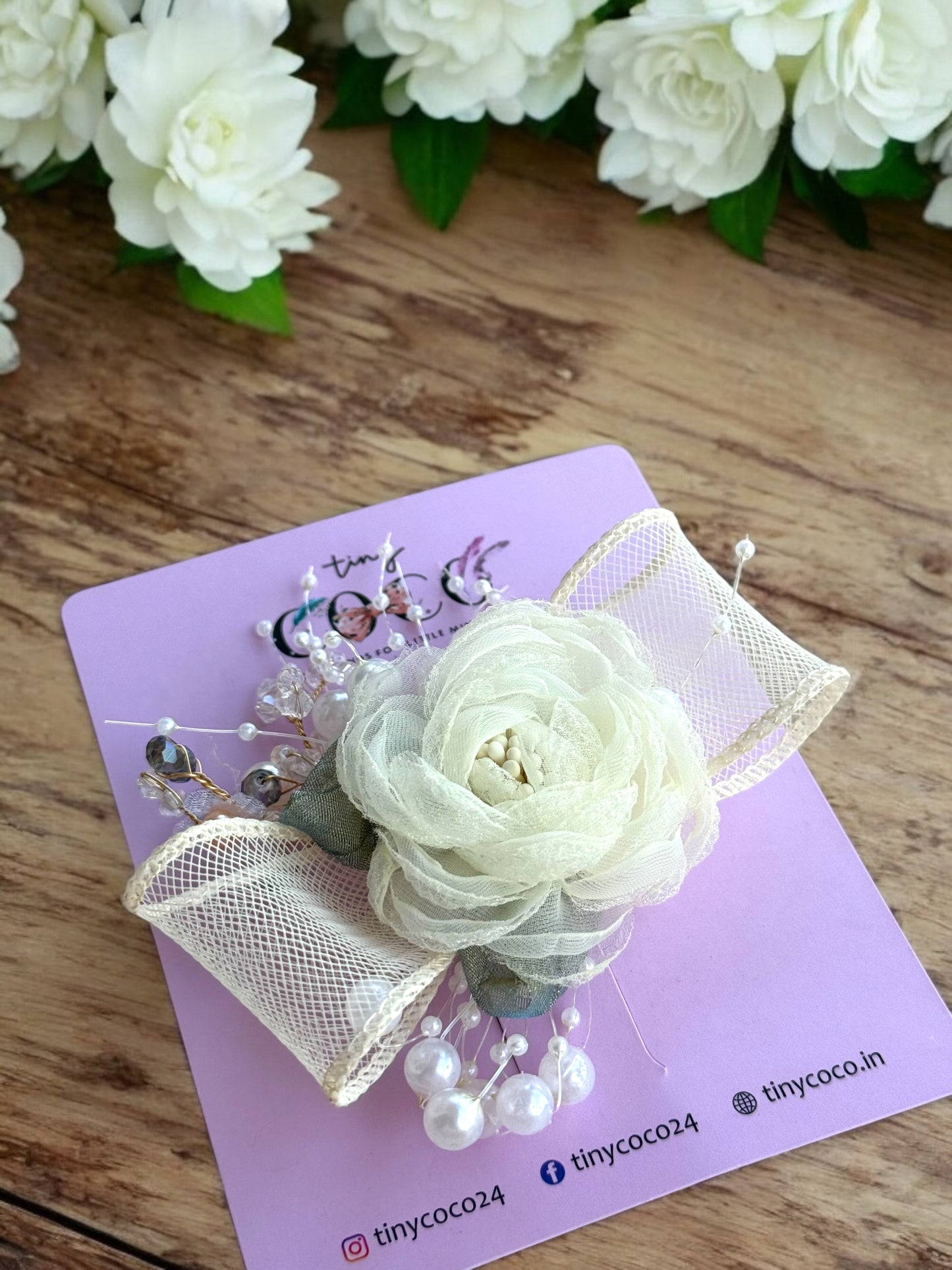 Little Miss Rose Fascinator (Available in beautiful colors)