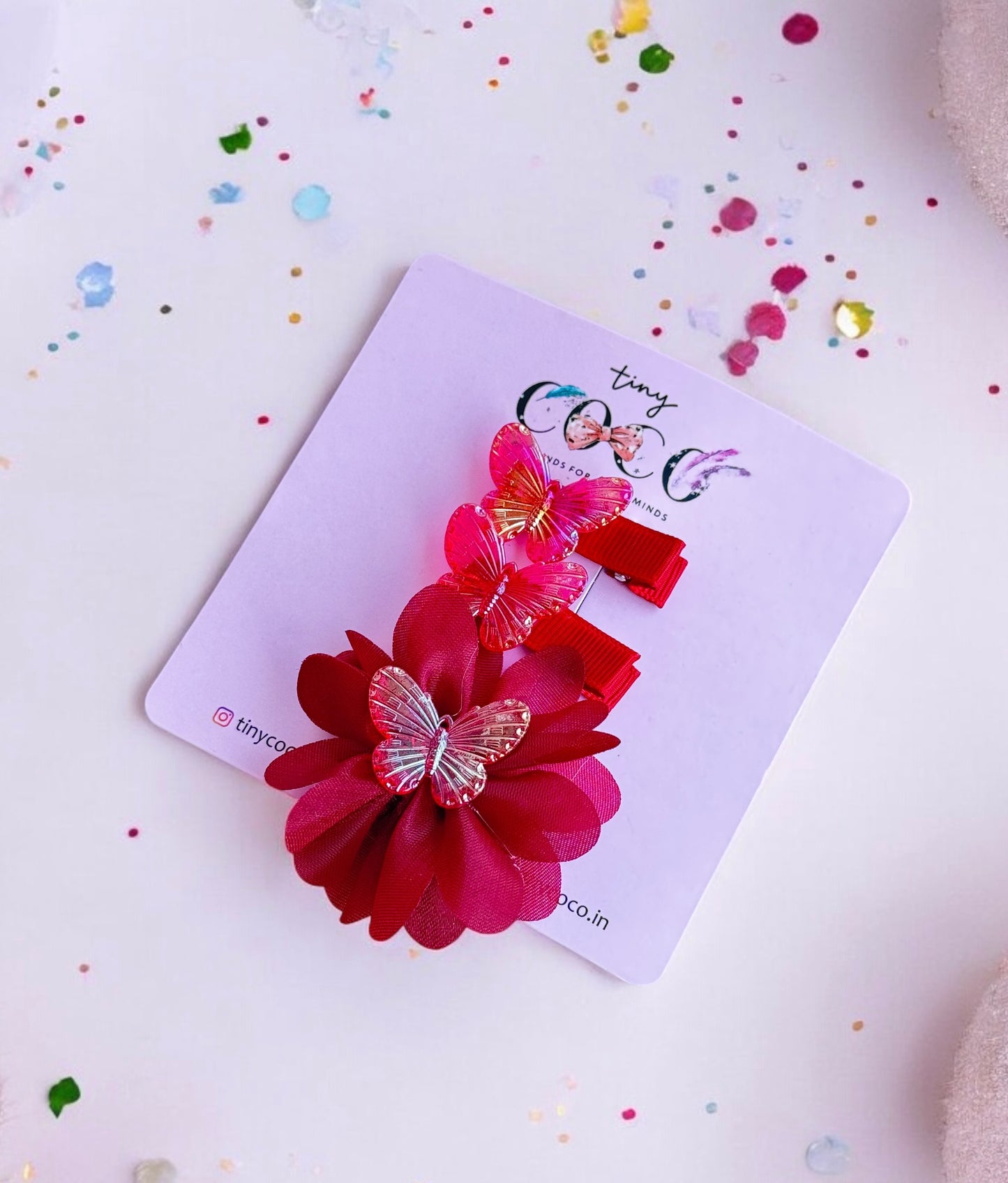 Butterfly Hair Clips (Available in various colors)