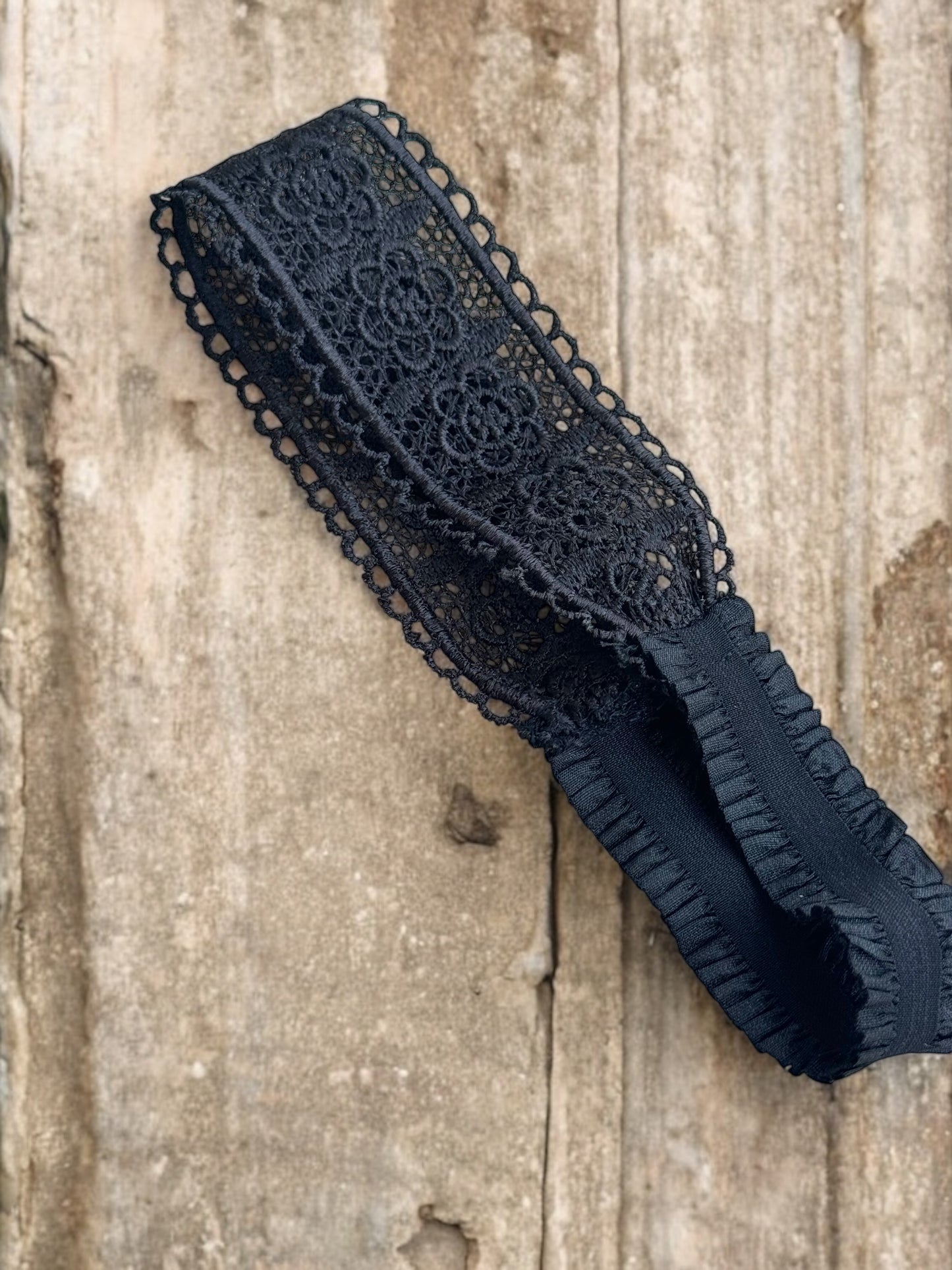 Midnight Lace Headband