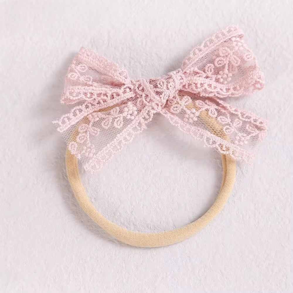 Vintage Crochet Lace Baby Headband