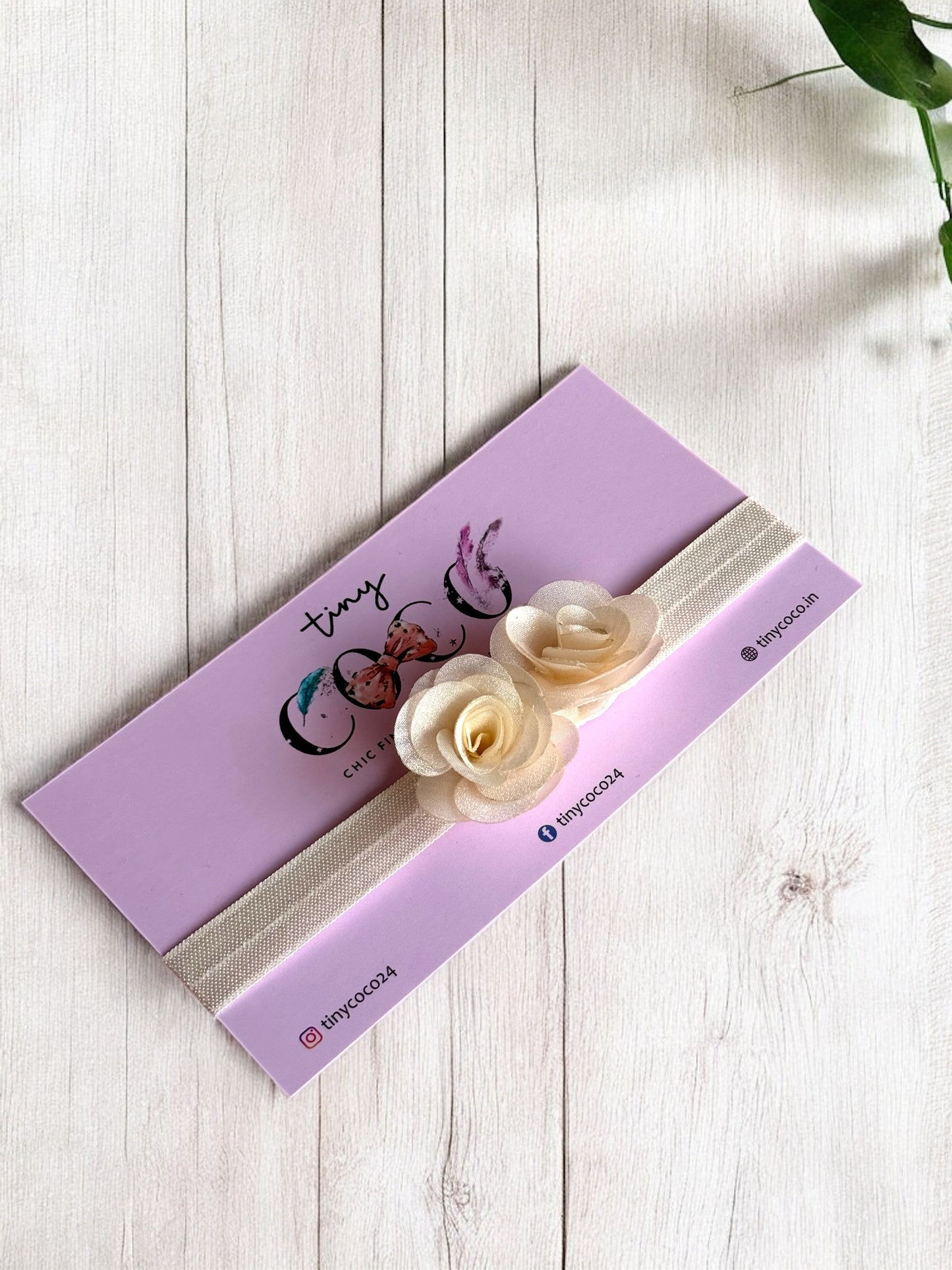 Dual Blossom Grace Headband