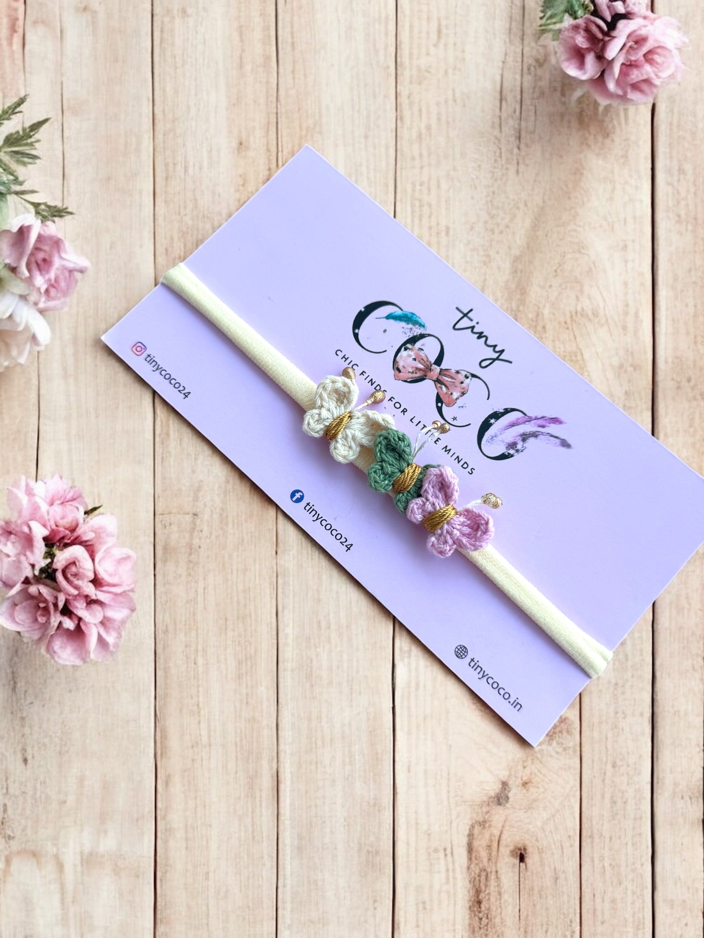 Fluttering Butterfly Trio Headband
