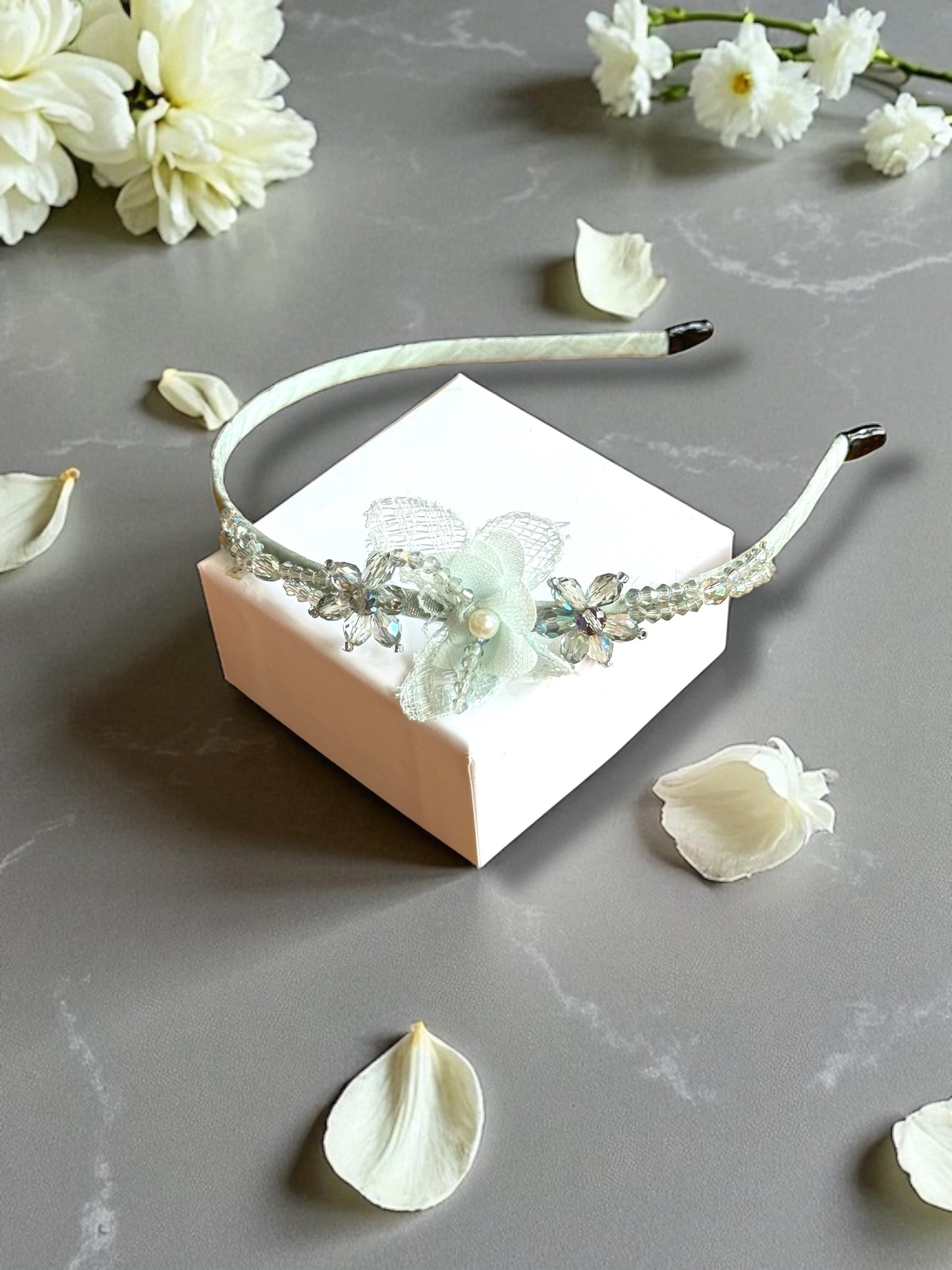 Festive Floral Charm Headbands