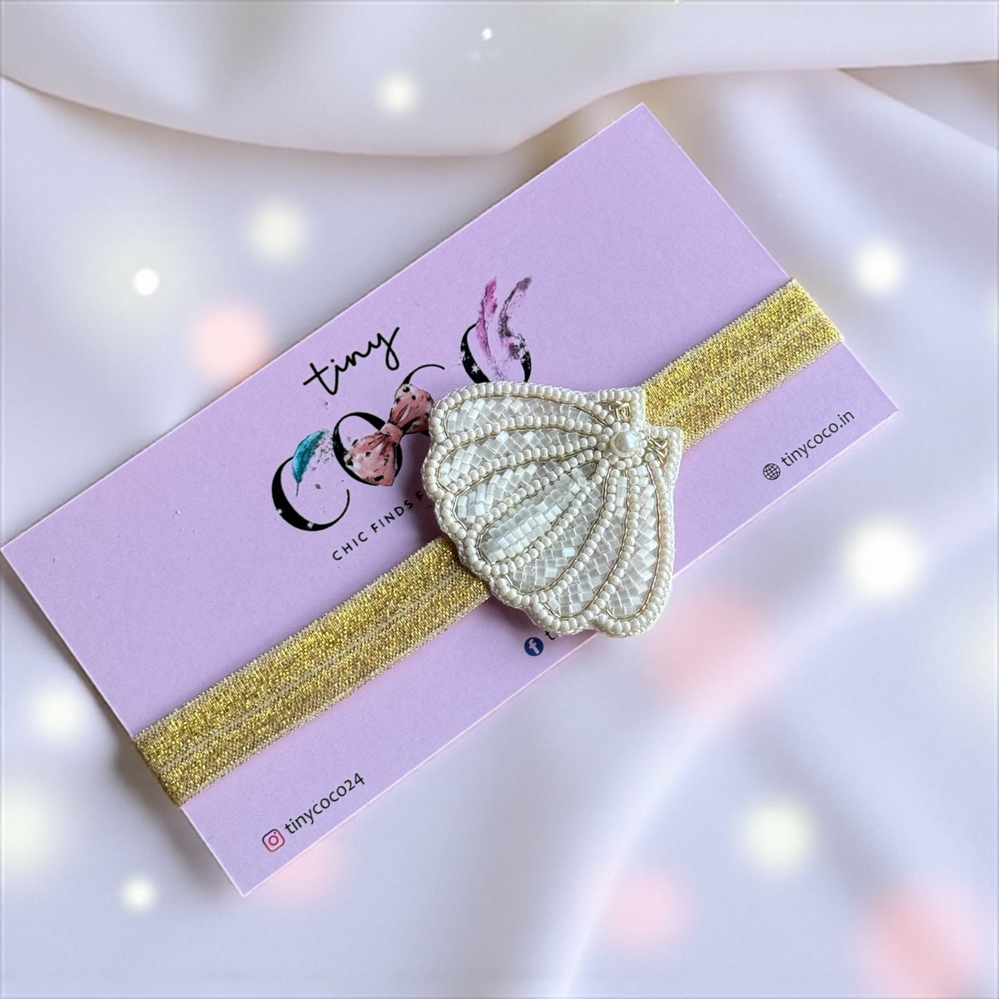 Golden Sparkle Festive Headband