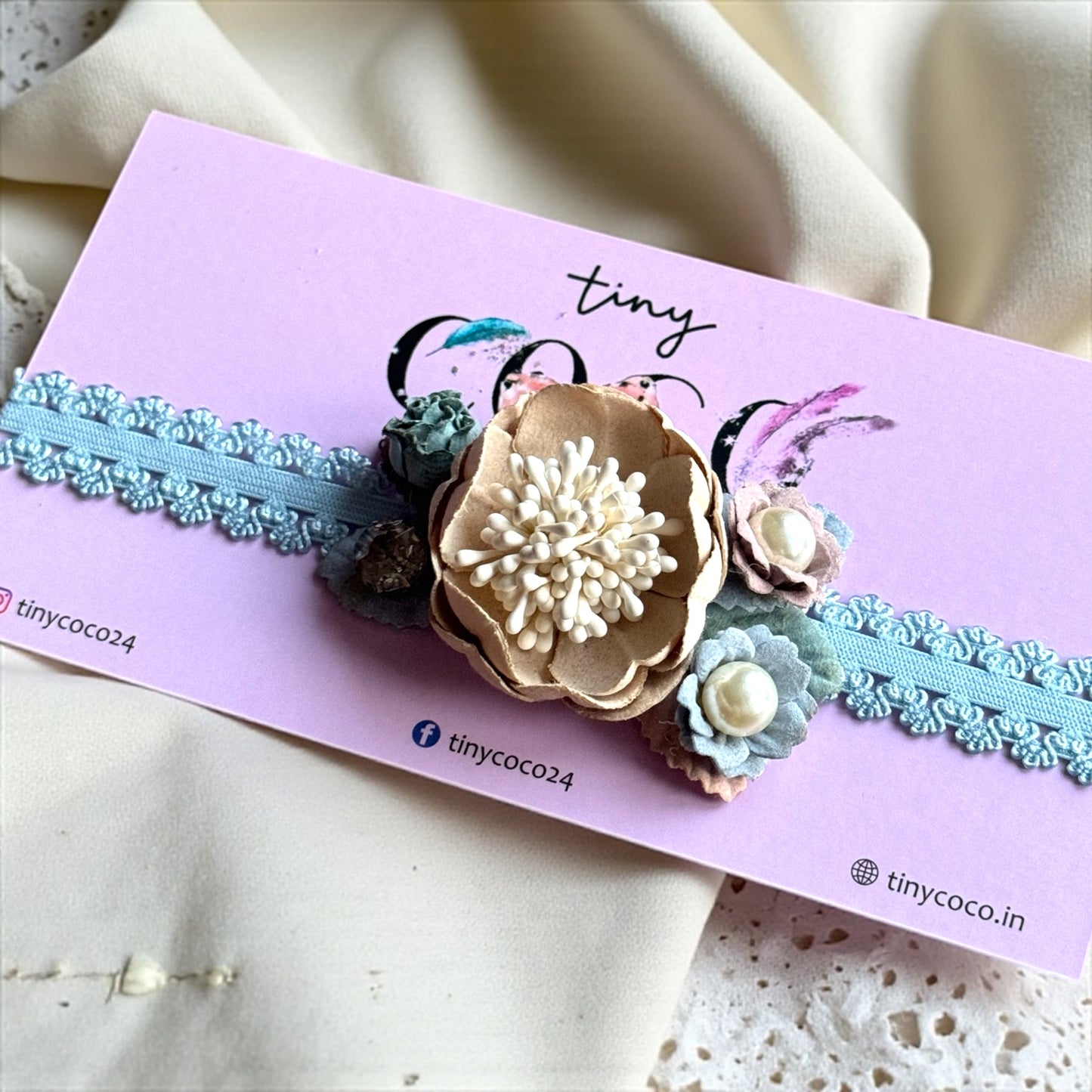 Earthy Chic Floral HeadBand