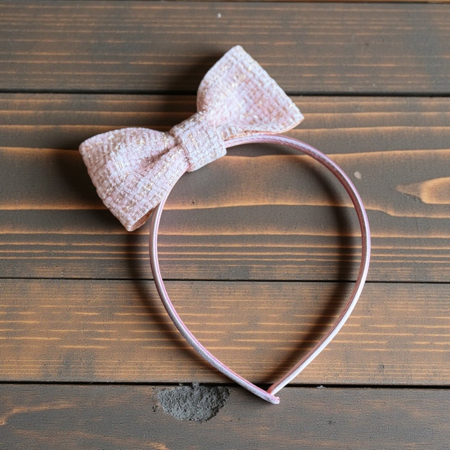 Strawberry Sundae Loopy Tweed Headband