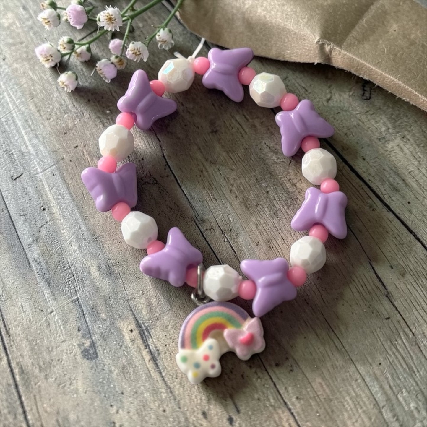 The Lavender Wing Bracelet