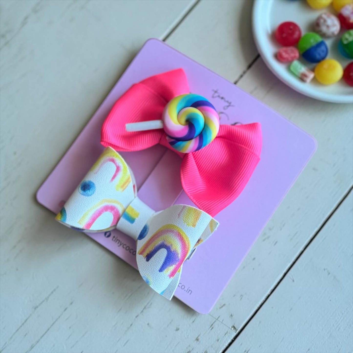 The Rainbow Swirl & Leatherette Duo