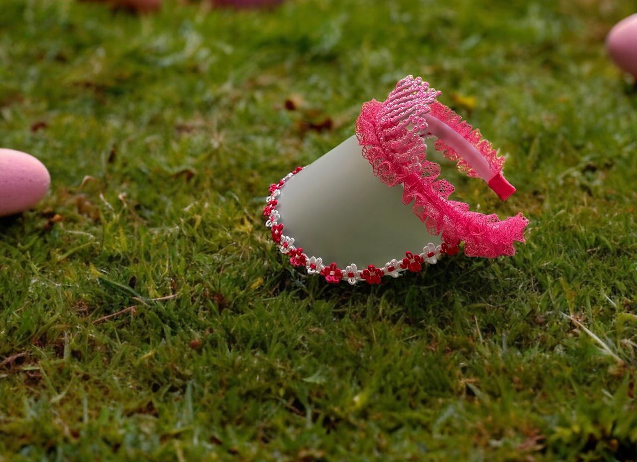 Double the Delight: The Floral Kid's Cap