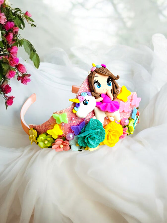 Themed Birthday Hair Accessories for Girls in India — Handmade & Customisable