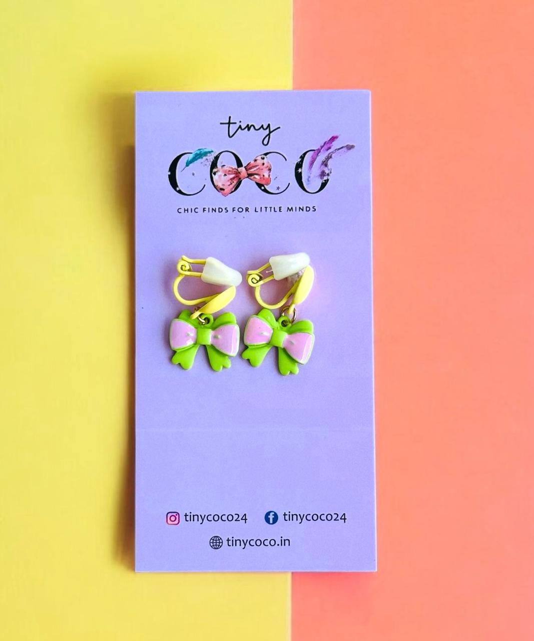 The Fun Ears Arrive with Clip-On Charm Dangling Earrings!