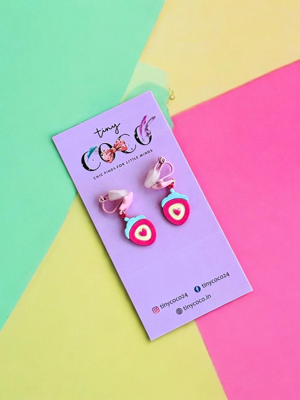 The Fun Ears Arrive with Clip-On Charm Dangling Earrings!