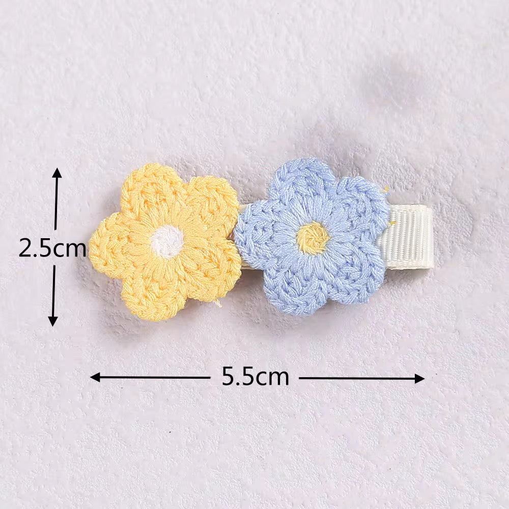 Meadow Bloom Crochet Snap Clip (Assorted Colors)