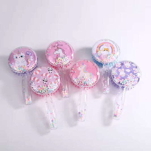 Clear Unicorn Hair Combs