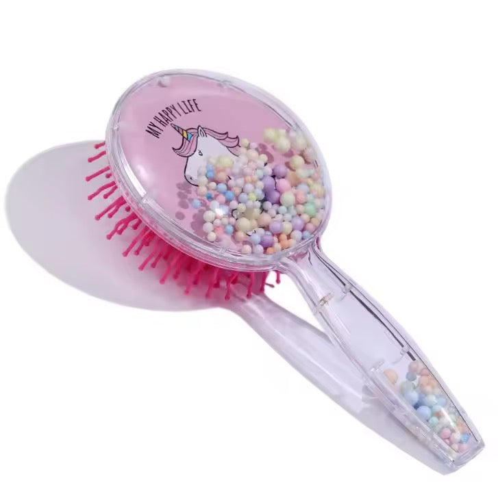 Clear Unicorn Hair Combs