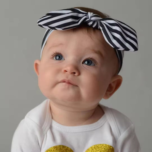 Scarlette Stripes Bow Headband