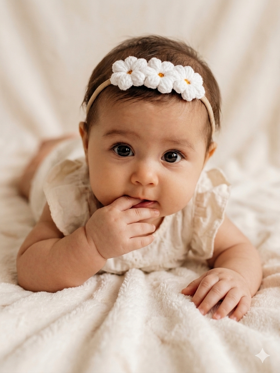 Tiny Daisy Chain Headband