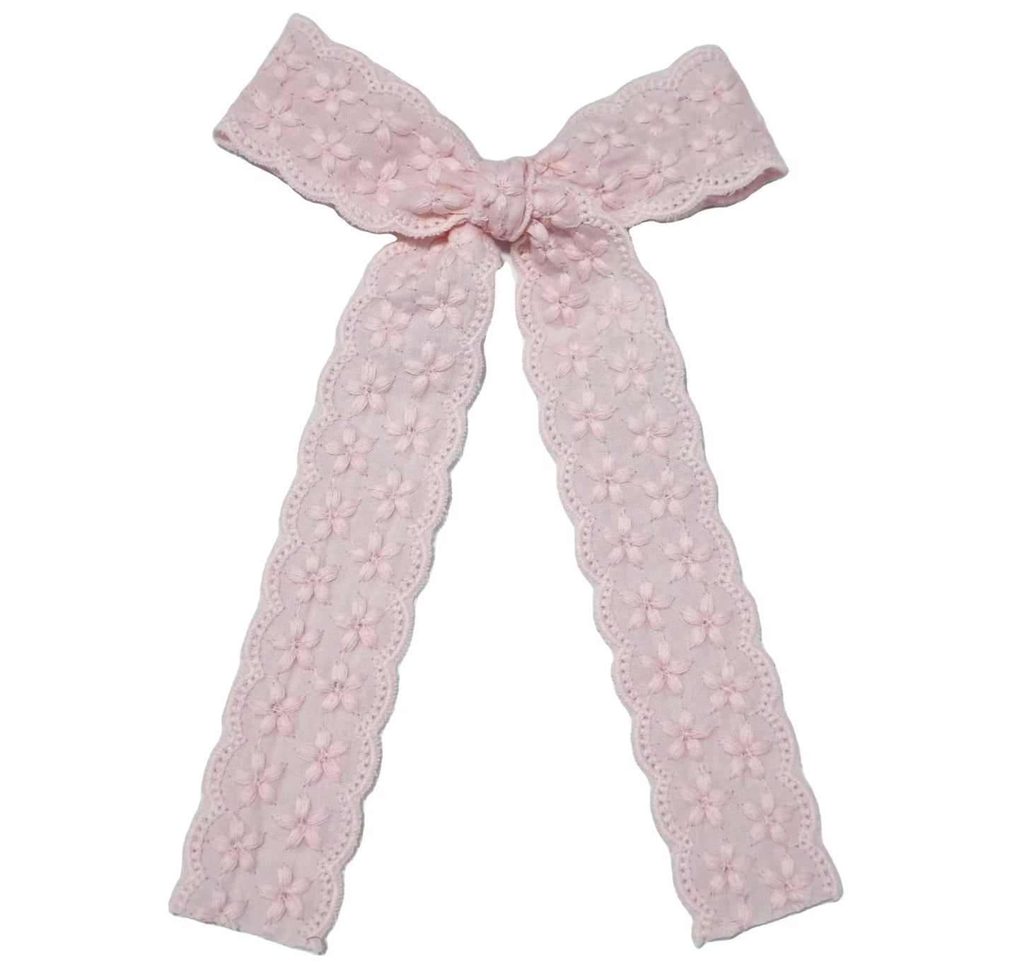 Primrose Lace Long-Tail Bow