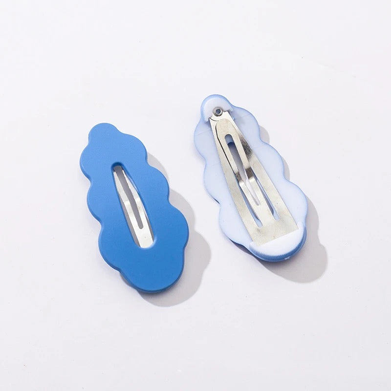 Colorful Cloud Hairpins (Set of 3)
