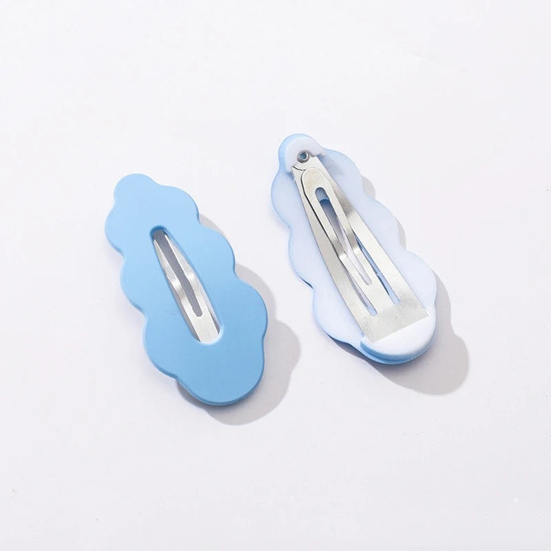 Colorful Cloud Hairpins (Set of 3)