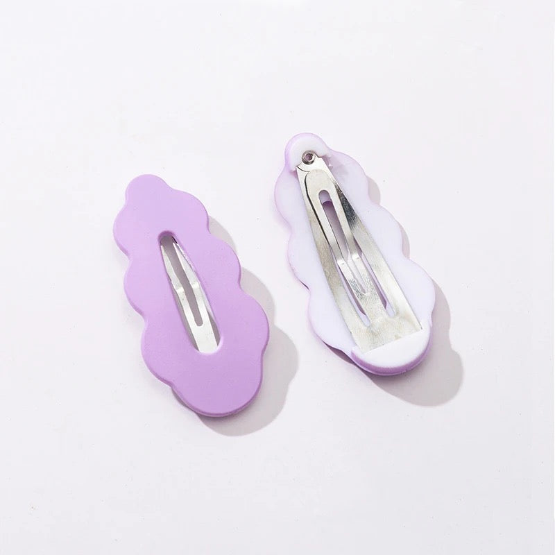 Colorful Cloud Hairpins (Set of 3)