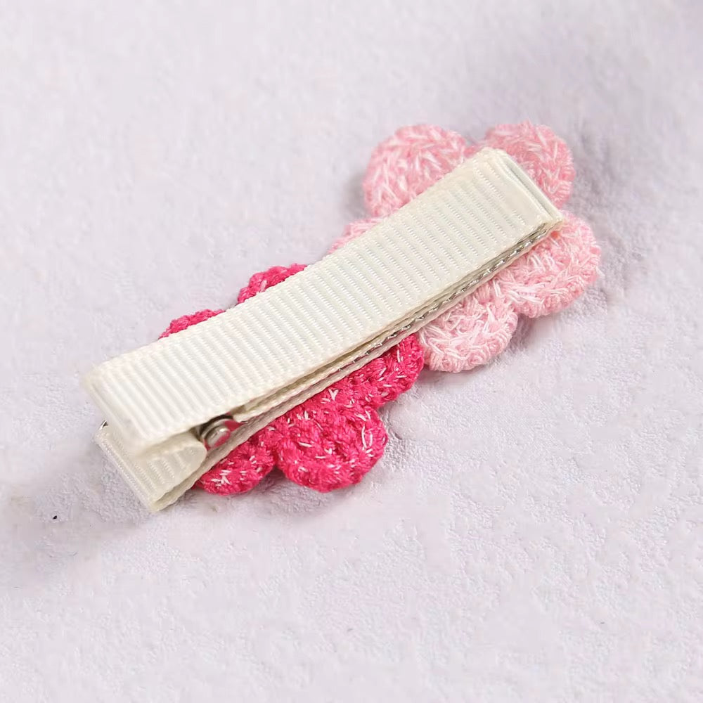 Meadow Bloom Crochet Snap Clip (Assorted Colors)