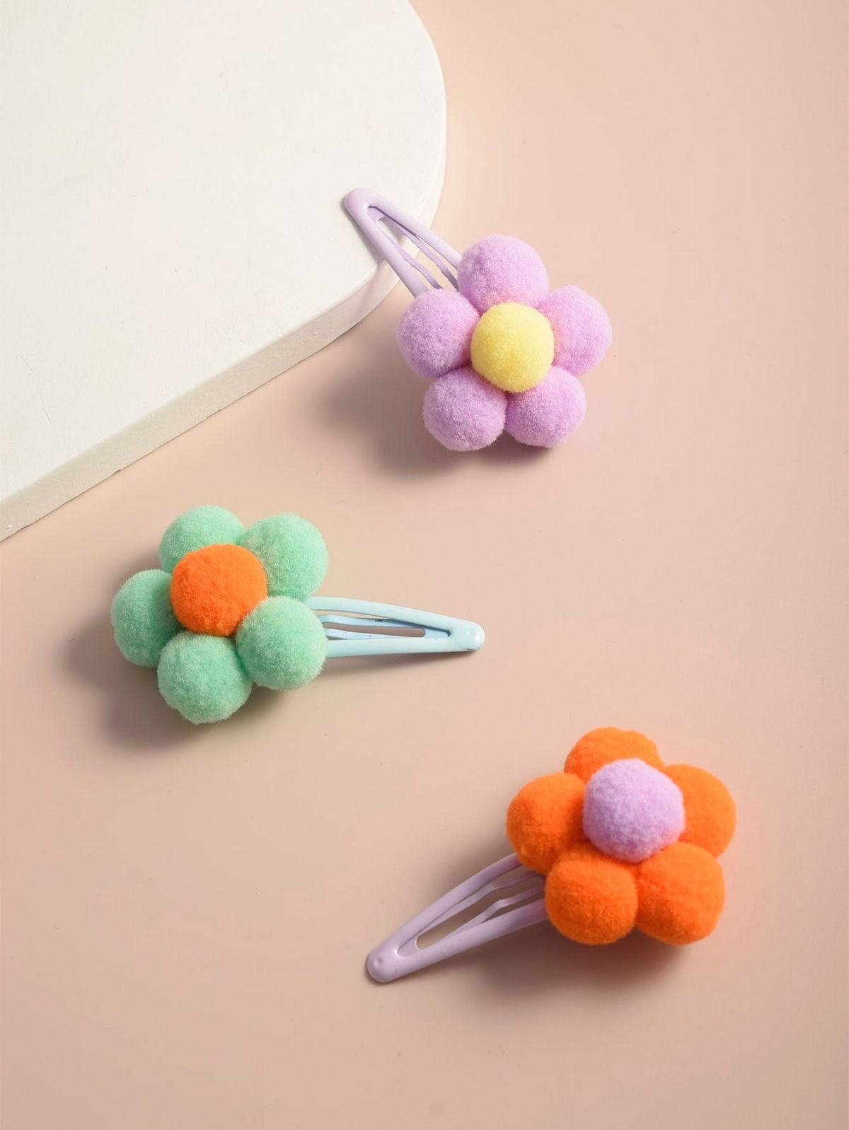 Marshmallow Pom-Pom Bloom Clips Bundle
