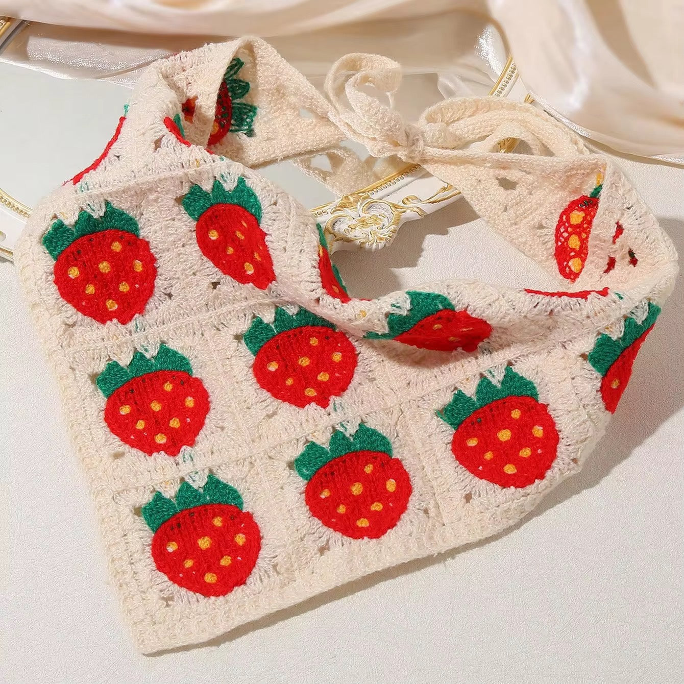 The Meadow-Sweet Crochet Bandana
