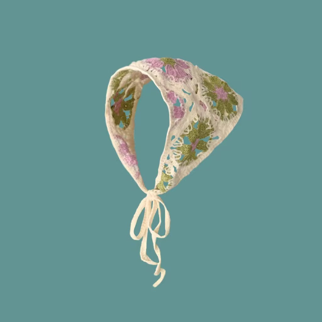 The Meadow-Sweet Crochet Bandana