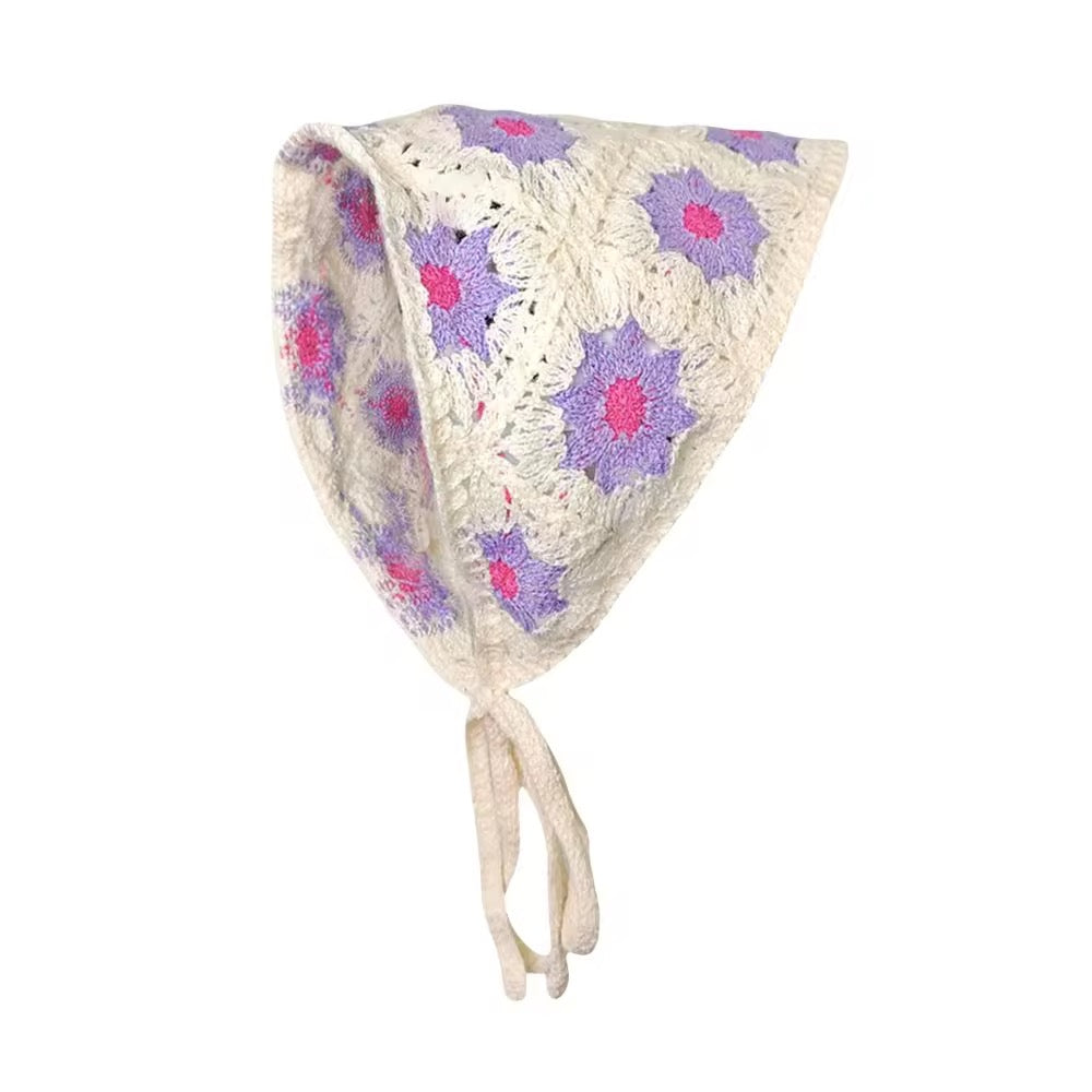 The Meadow-Sweet Crochet Bandana
