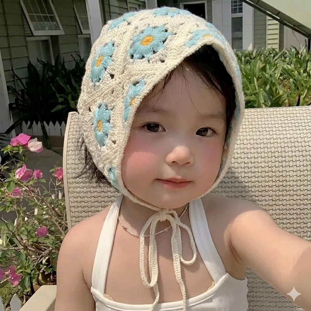 The Meadow-Sweet Crochet Bandana