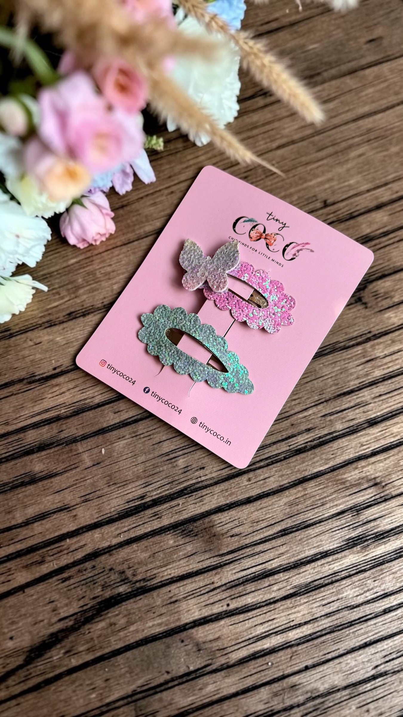 The Pastel Mermaid Glitter Snap Clips