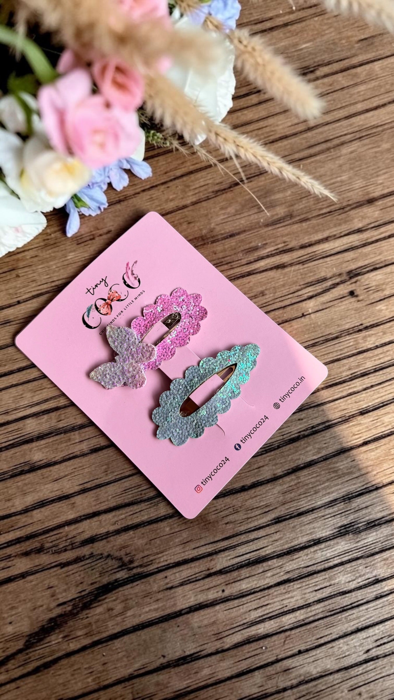 The Pastel Mermaid Glitter Snap Clips