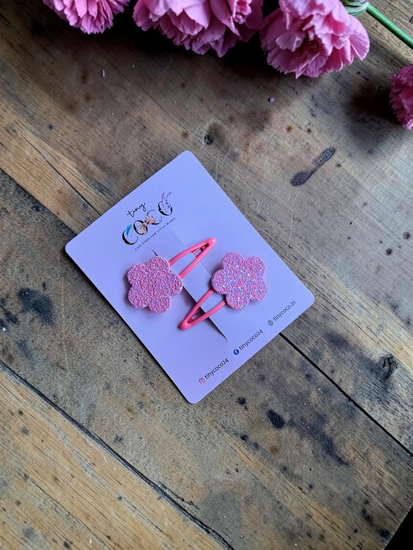 The Glitter Blossom BB Clip Sets