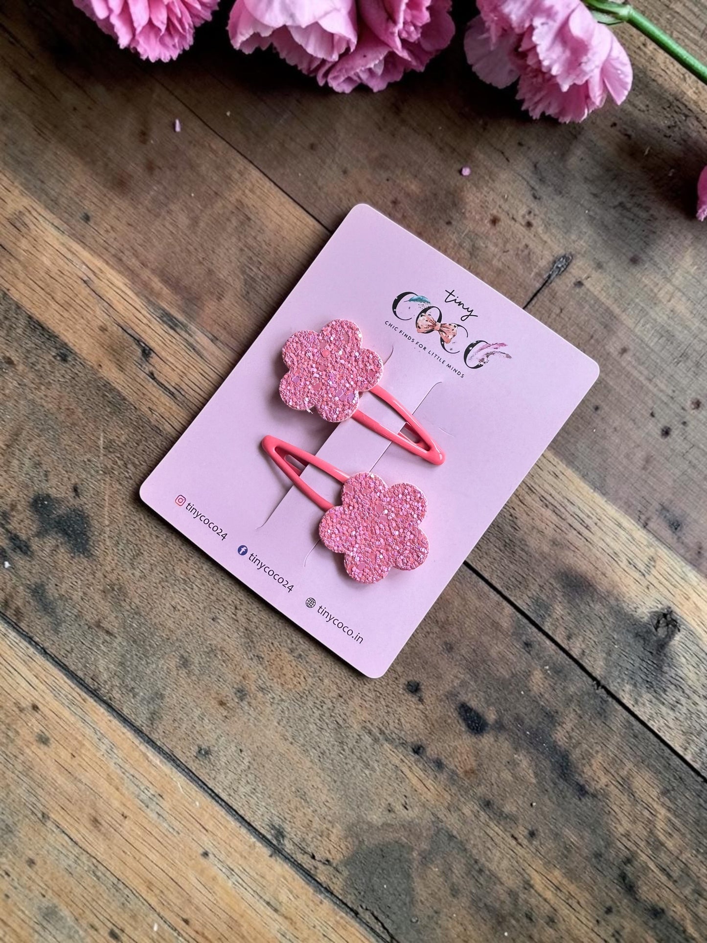The Glitter Blossom BB Clip Sets