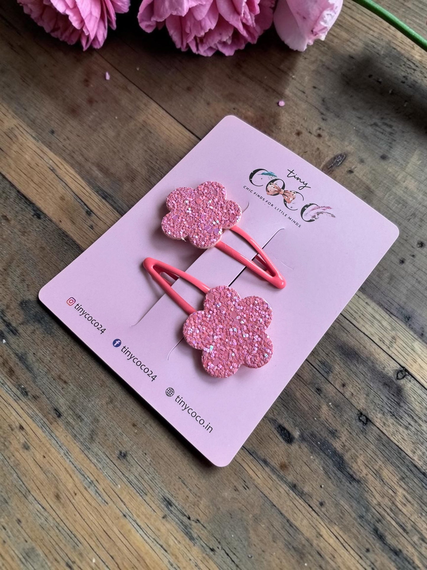 The Glitter Blossom BB Clip Sets