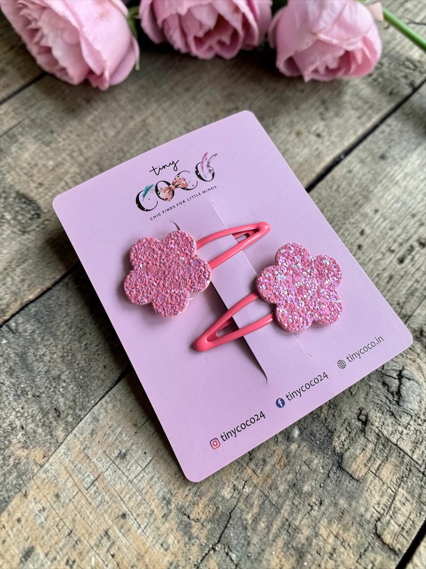 The Glitter Blossom BB Clip Sets