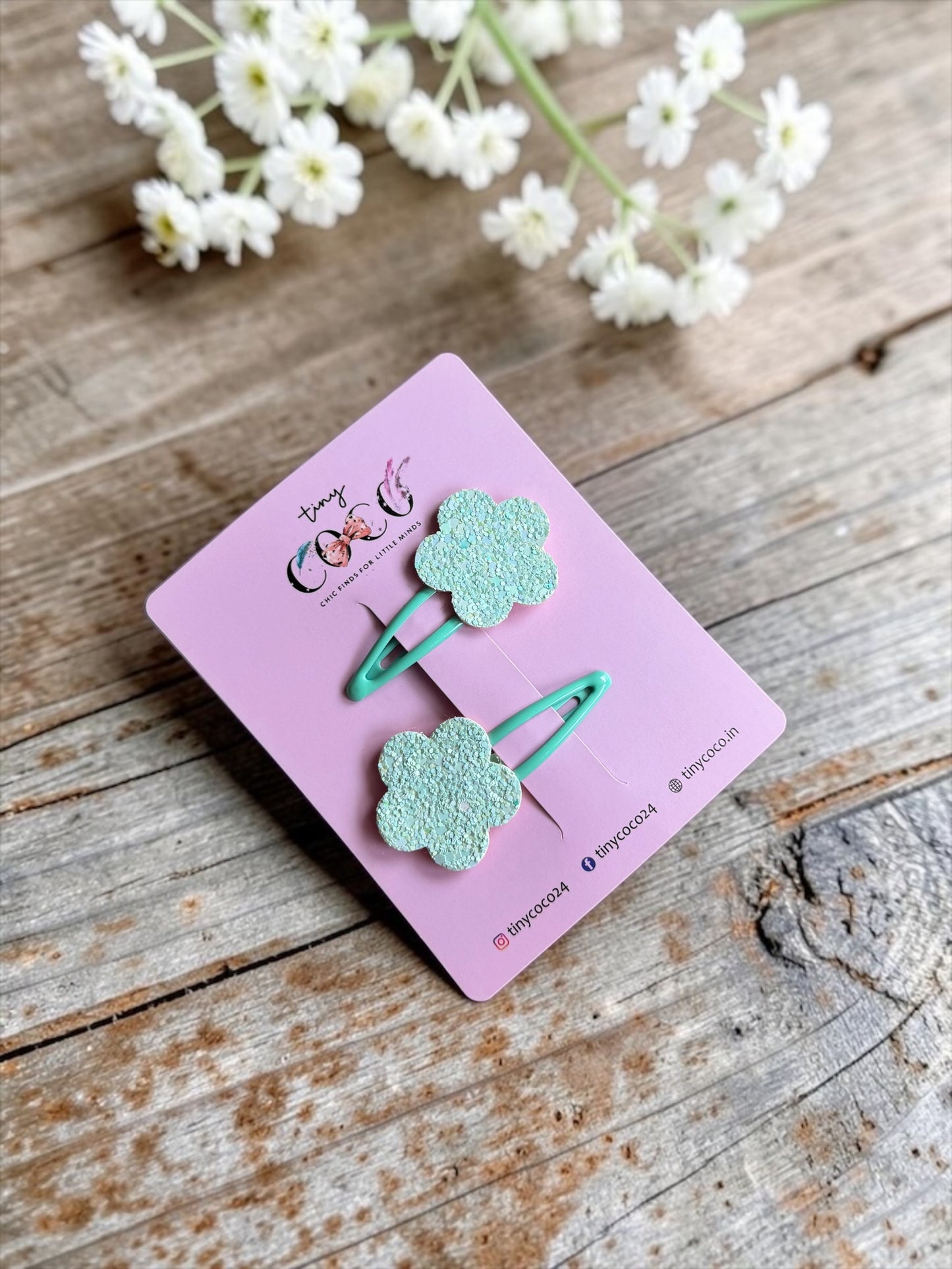 The Glitter Blossom BB Clip Sets
