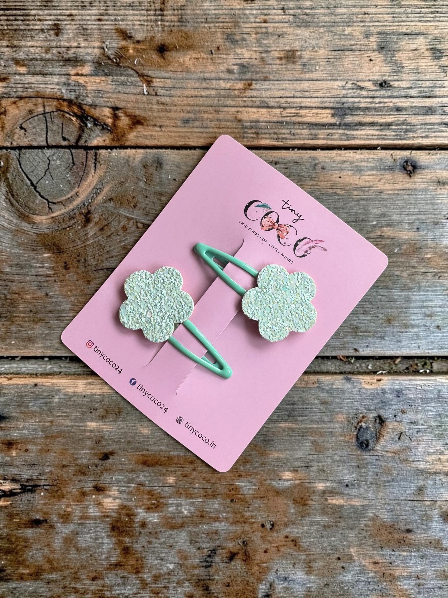 The Glitter Blossom BB Clip Sets