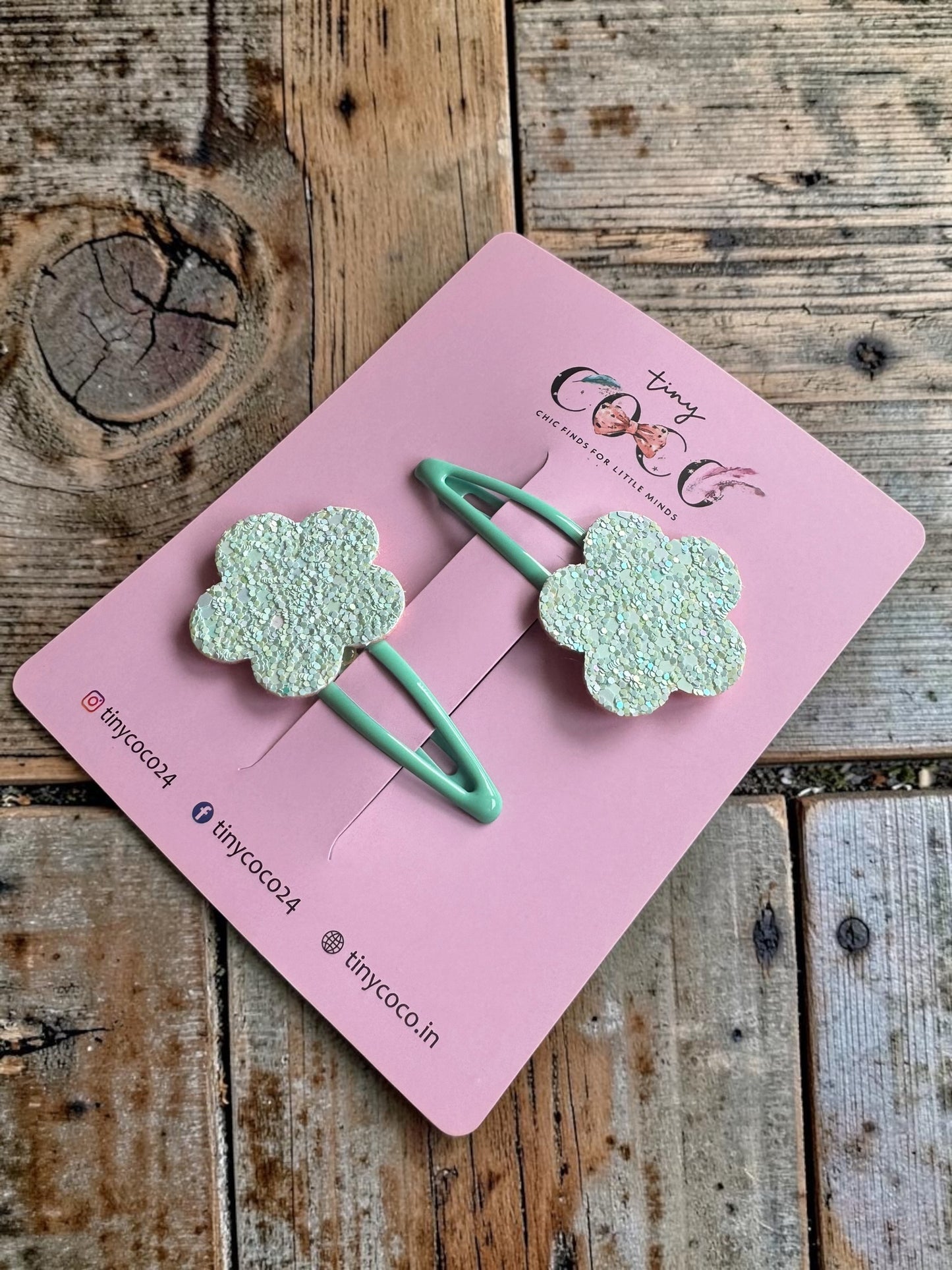 The Glitter Blossom BB Clip Sets