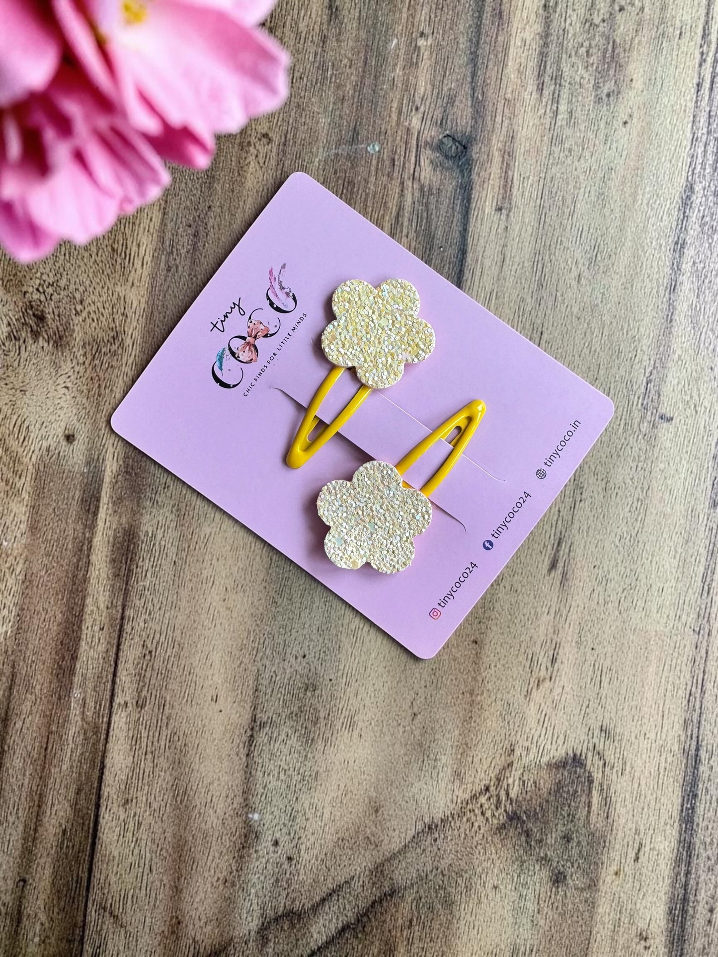 The Glitter Blossom BB Clip Sets